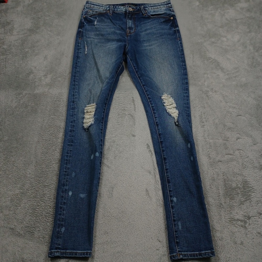 Cult Of Individuality Jeans Womens 29 Blue Denim‎ Gypsy High Rise Distressed